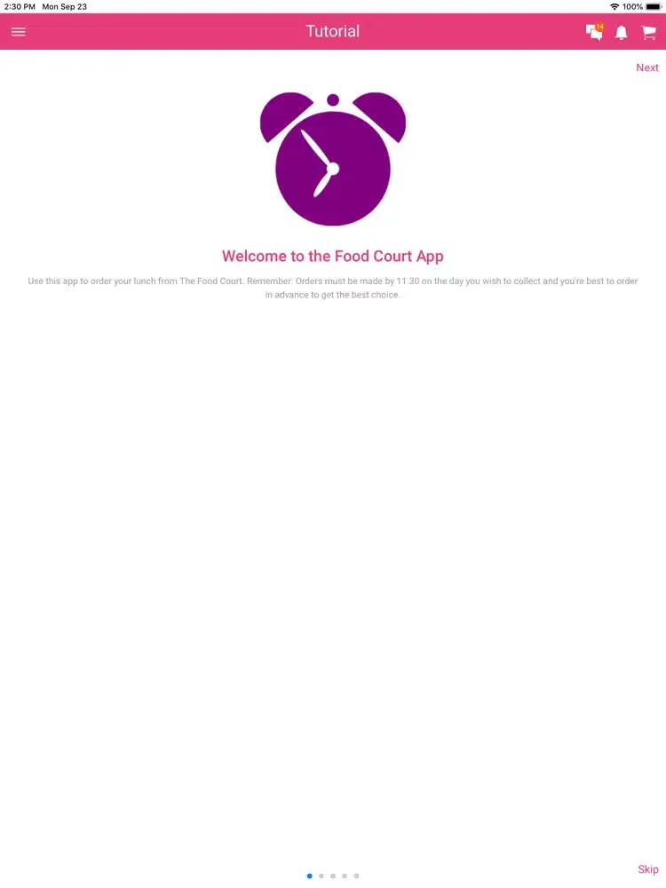 Ribbon Food Court iPad  Screenshots