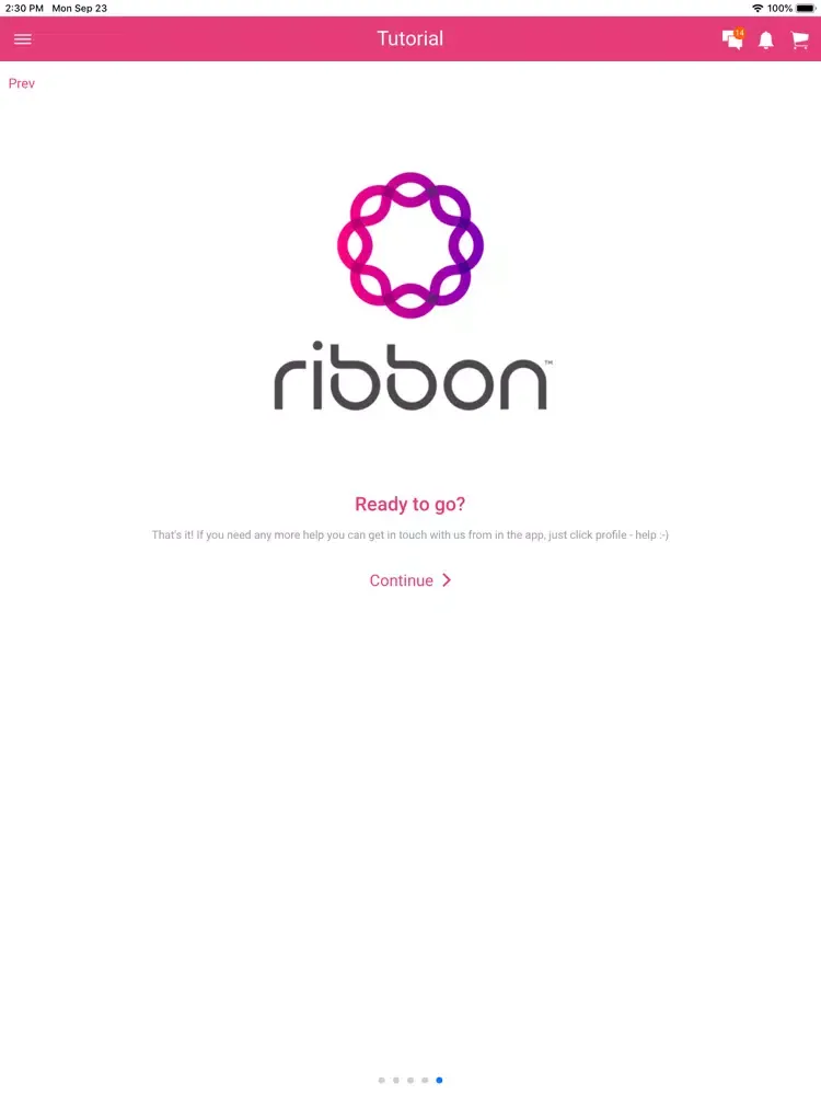 Ribbon Food Court iPad  Screenshots