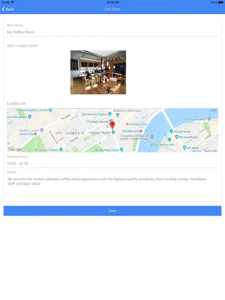 Stampapp Vendor iPad  Screenshots