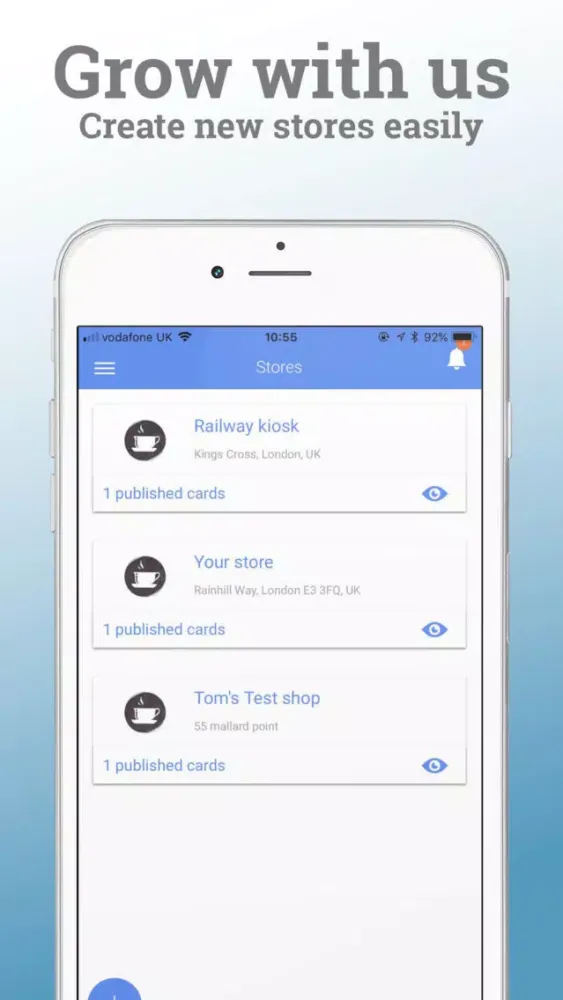 Stampapp Vendor Screenshots
