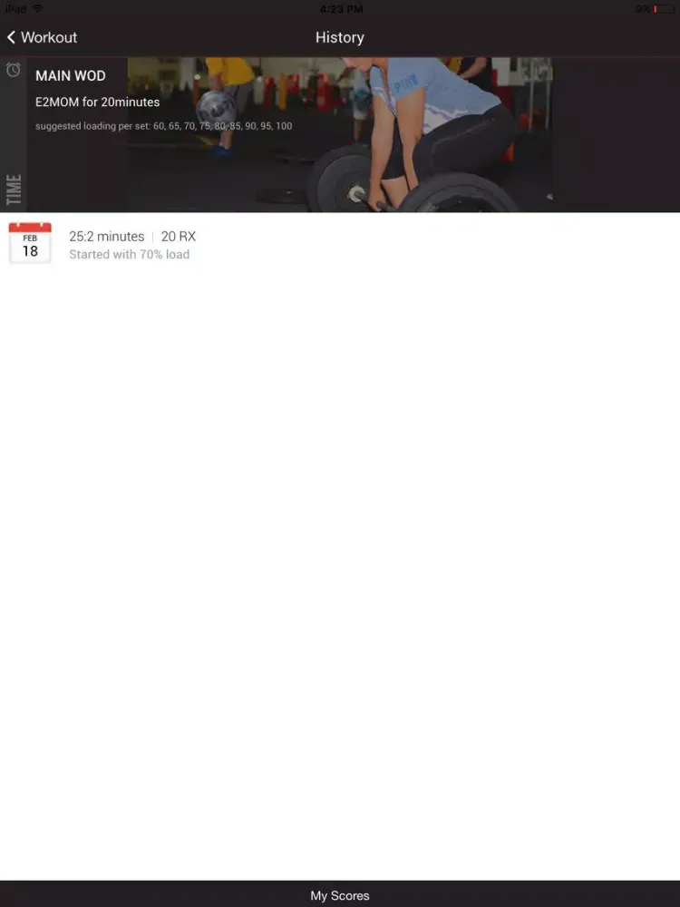 Push Crossfit iPad  스크린샷