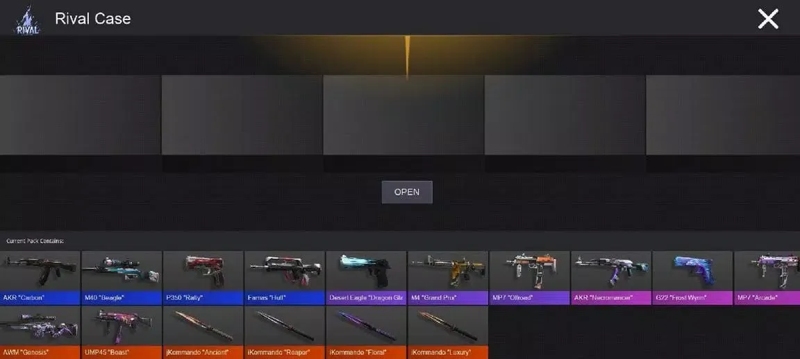 Tangkapan layar Case Simulator for Standoff 2
