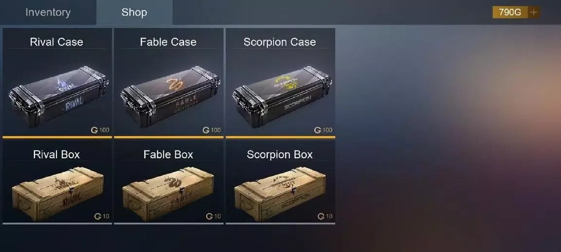 Tangkapan layar Case Simulator for Standoff 2