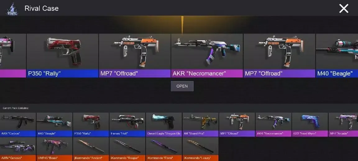Tangkapan layar Case Simulator for Standoff 2