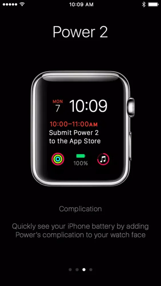Capturas de tela do Power 2 for iPhone and Apple Watch