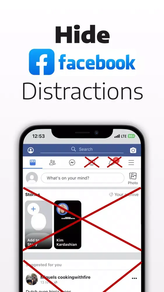 Distraction Free for Facebook স্ক্রিনশট