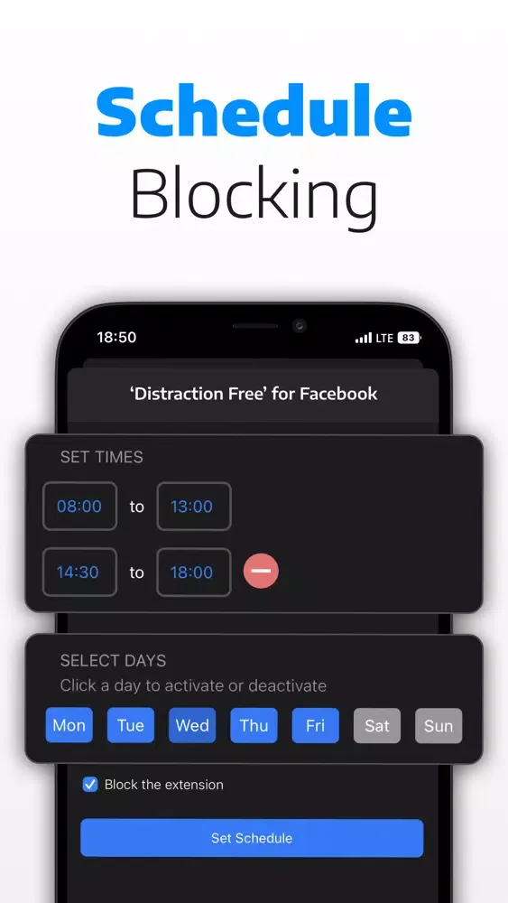 Distraction Free for Facebook স্ক্রিনশট