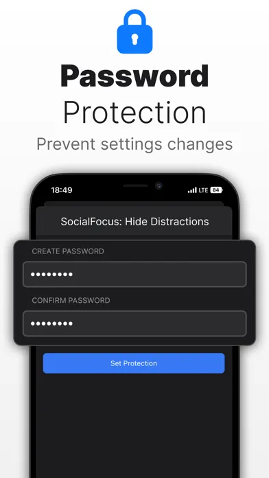 Captures d'écran de SocialFocus: Hide Distractions