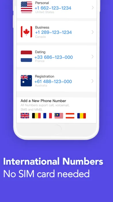 Captures d'écran de TalkU: Unlimited Calls + Texts