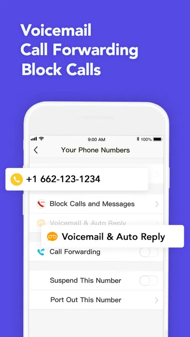 Captures d'écran de TalkU: Unlimited Calls + Texts