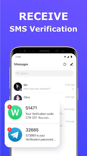 Zrzuty ekranu 2nd Phone Number - Call & Text