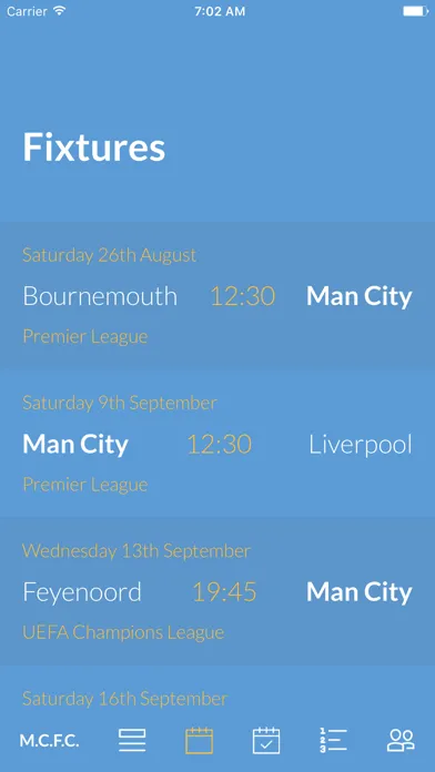 Team Manchester City应用截图