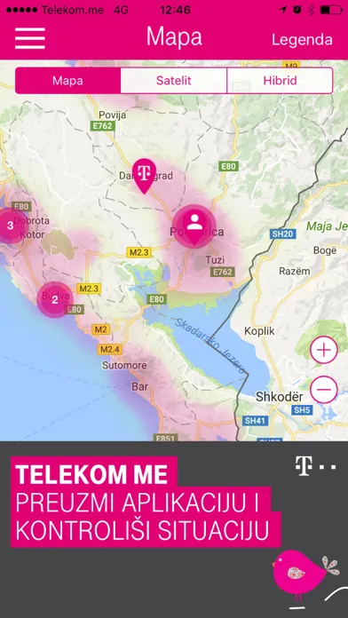 ภาพหน้าจอของ Telekom WiFi