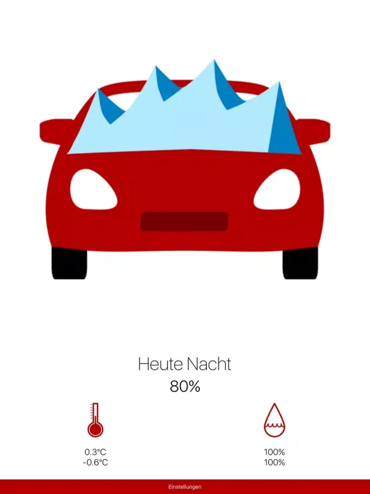 IceAlarm - No more ice-scraping! iPad  Screenshots