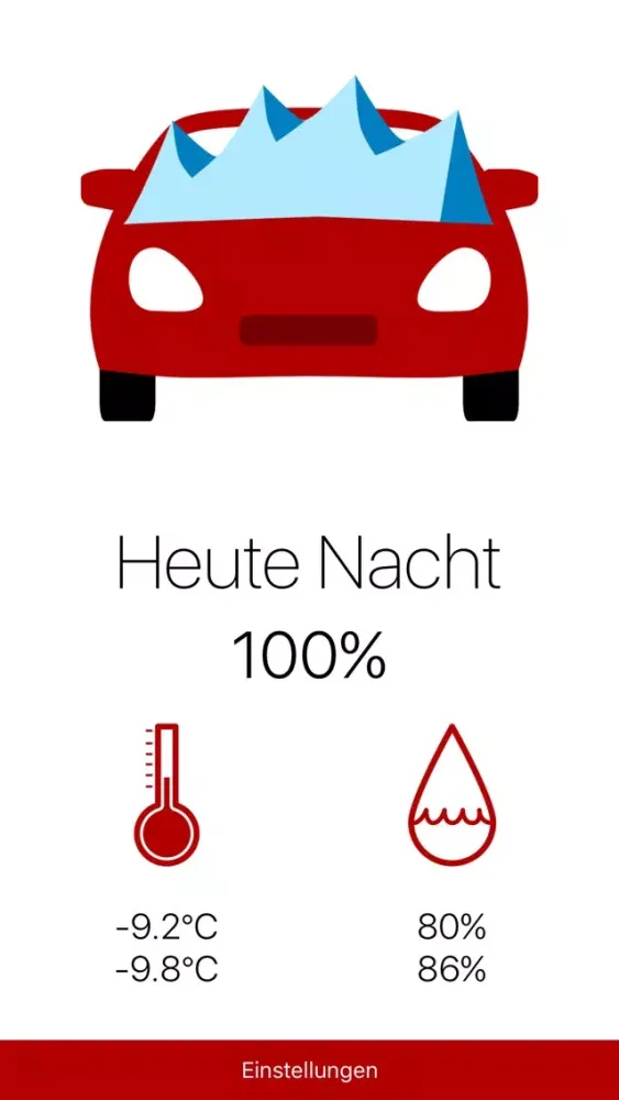 IceAlarm - No more ice-scraping! Screenshots