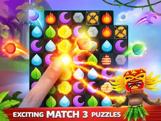 صور Puzzle Island: Match 3 Game iPad 