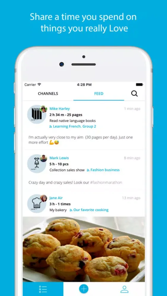 TMate - Time Tracker Messenger Screenshots