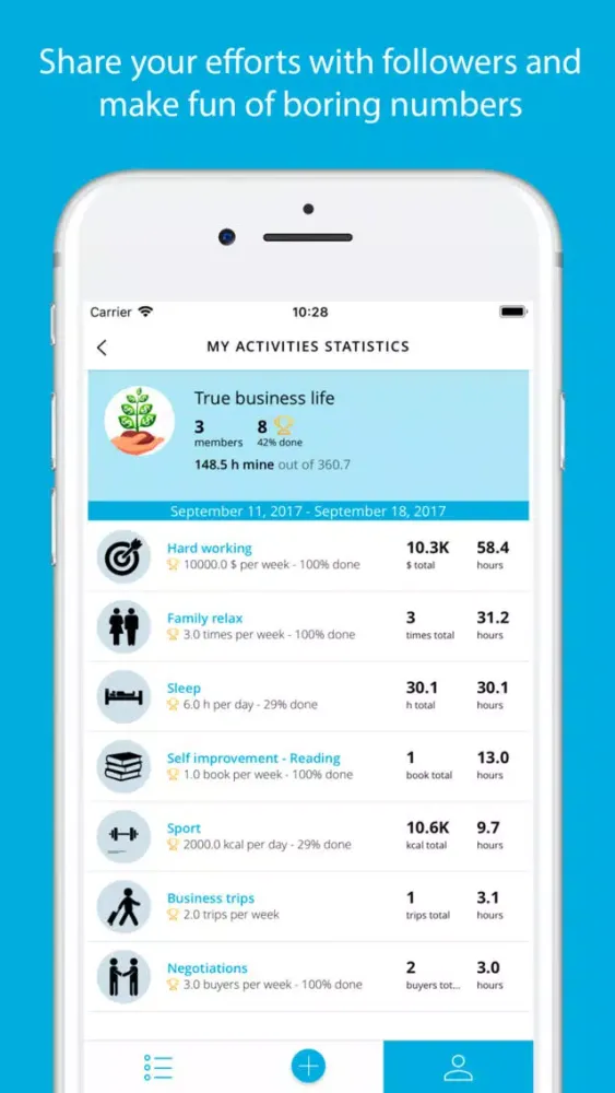 TMate - Time Tracker Messenger Screenshots