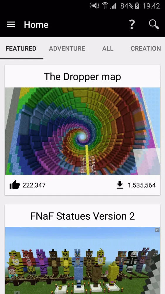 Tangkapan layar Maps for Minecraft PE