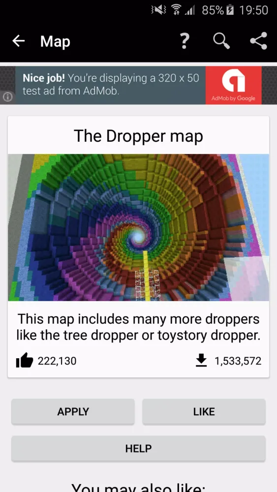 Tangkapan layar Maps for Minecraft PE