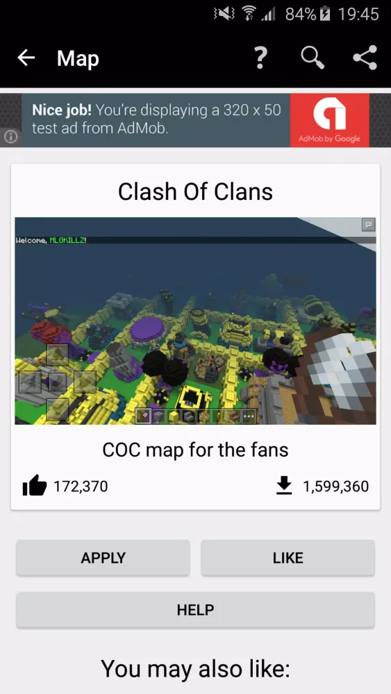 Tangkapan layar Maps for Minecraft PE