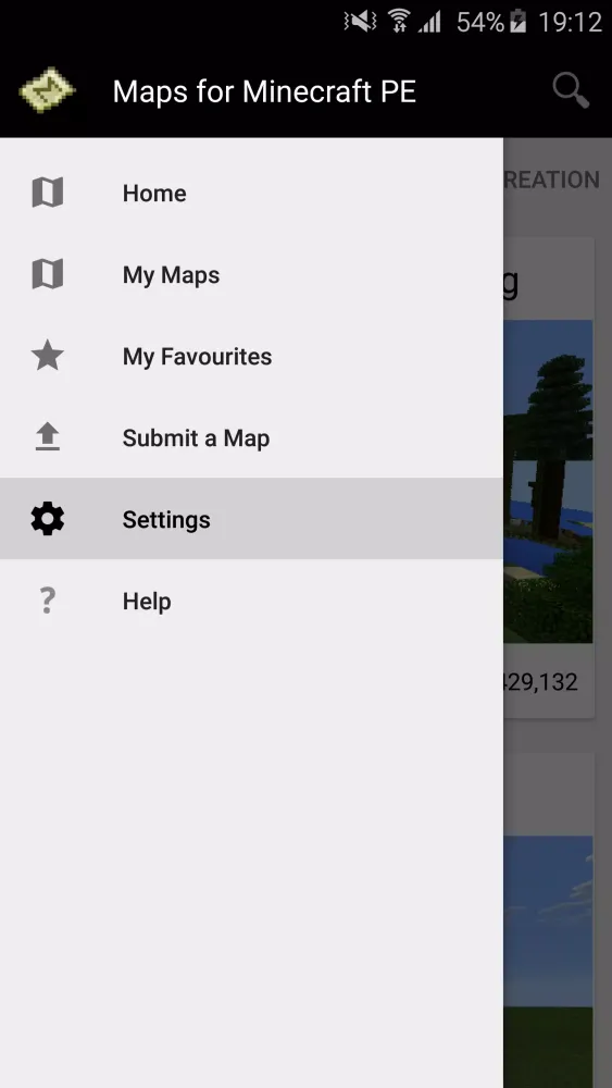 Tangkapan layar Maps for Minecraft PE
