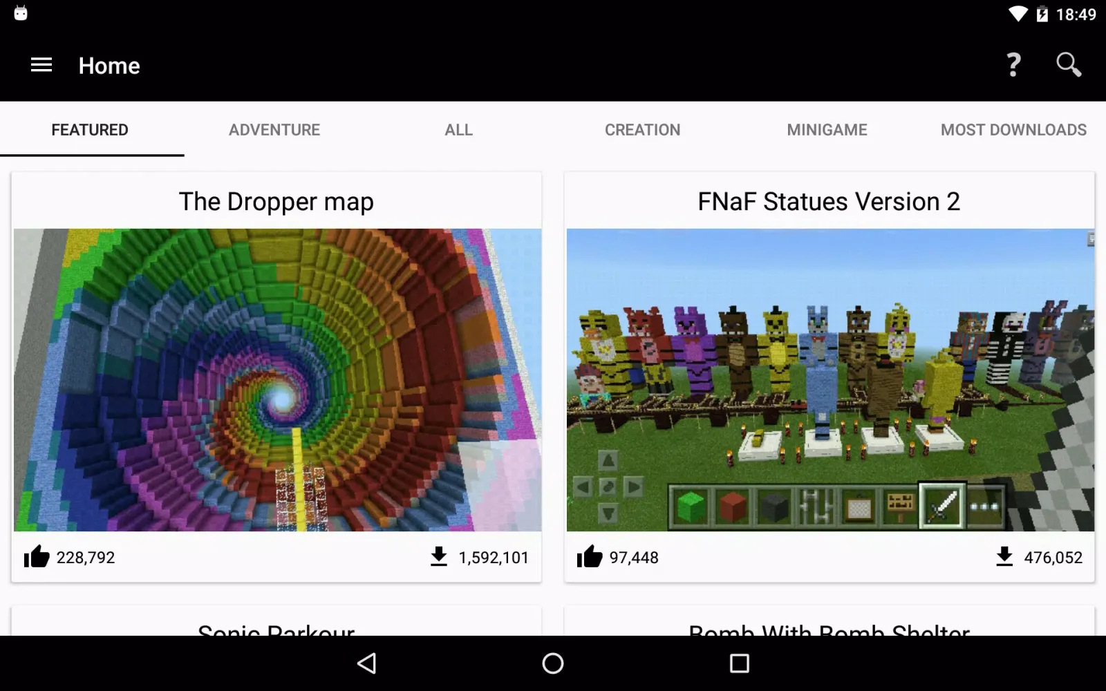 Tangkapan layar Maps for Minecraft PE