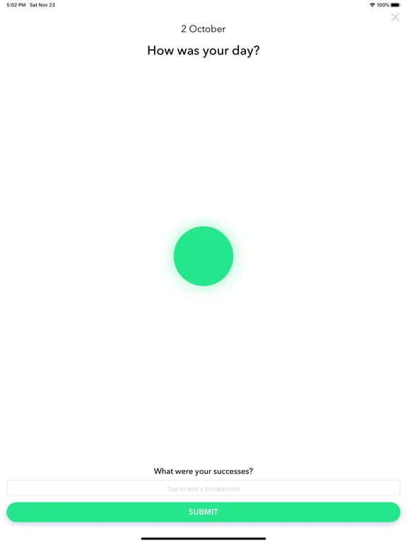 Zrzuty ekranu Dottie - the happy tracker iPad 