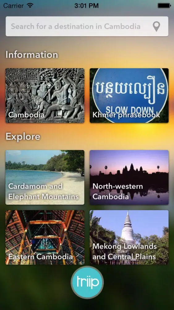 Zrzuty ekranu Cambodia Offline Travel Guide
