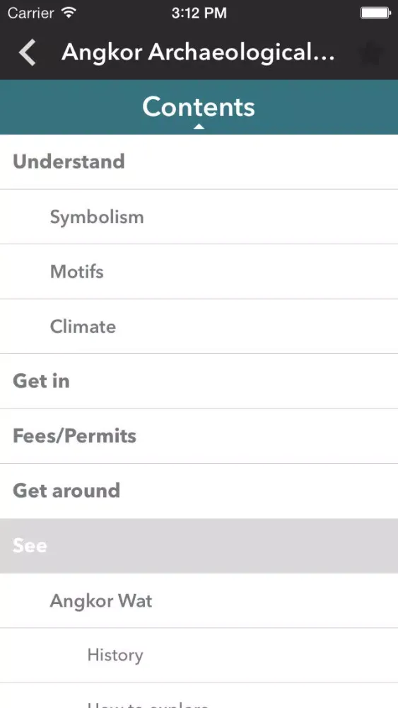 Zrzuty ekranu Cambodia Offline Travel Guide