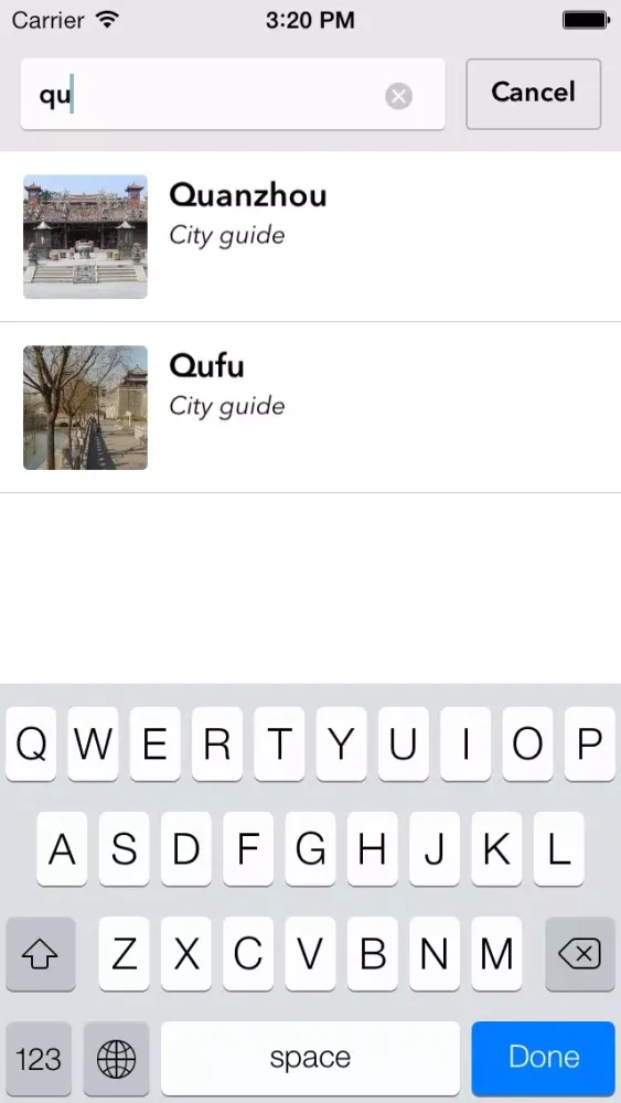 China Offline Travel Guide Screenshots