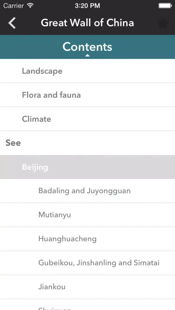 China Offline Travel Guide Screenshots