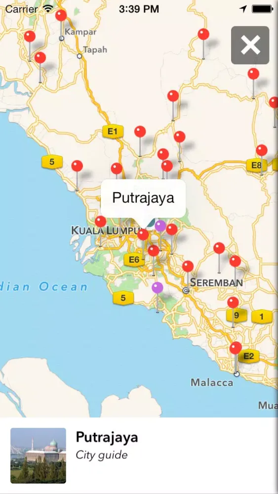 Capturas de tela do Malaysia Offline Travel Guide