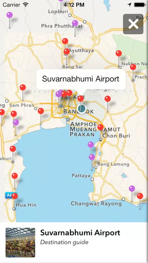 Ảnh chụp màn hình của Thailand Offline Travel Guide