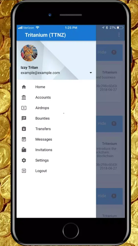 Blockchain Bounty Manager Screenshots