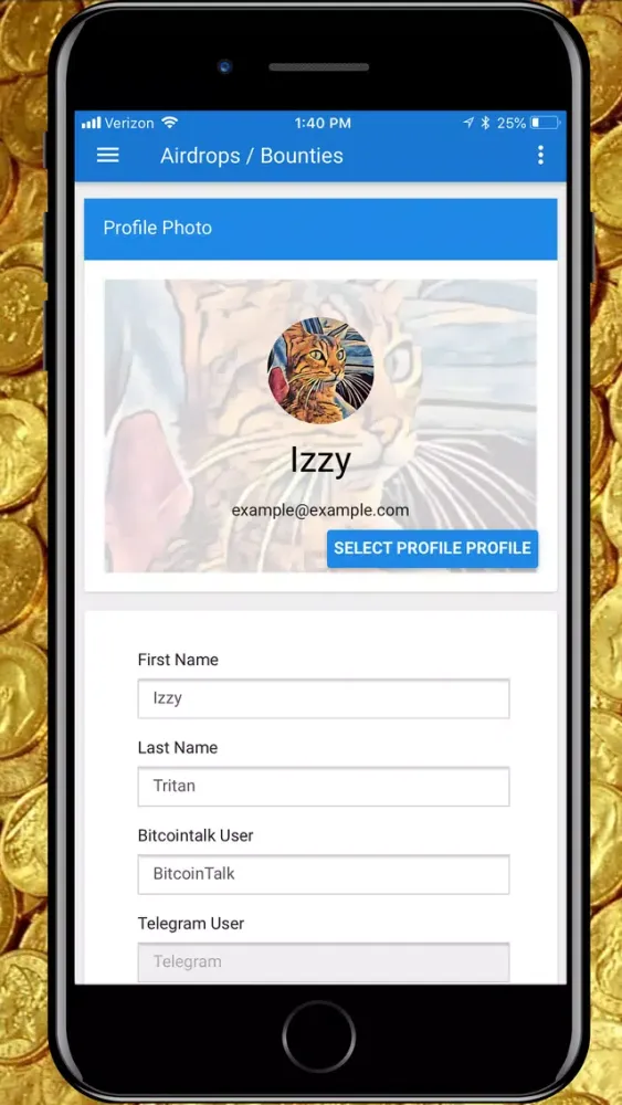 Blockchain Bounty Manager Screenshots
