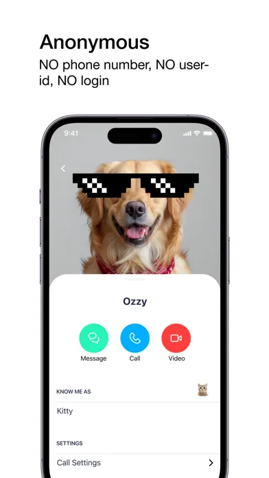 Capturas de tela do twinme+ private messenger