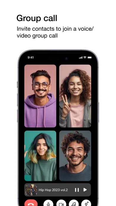 Capturas de tela do twinme+ private messenger