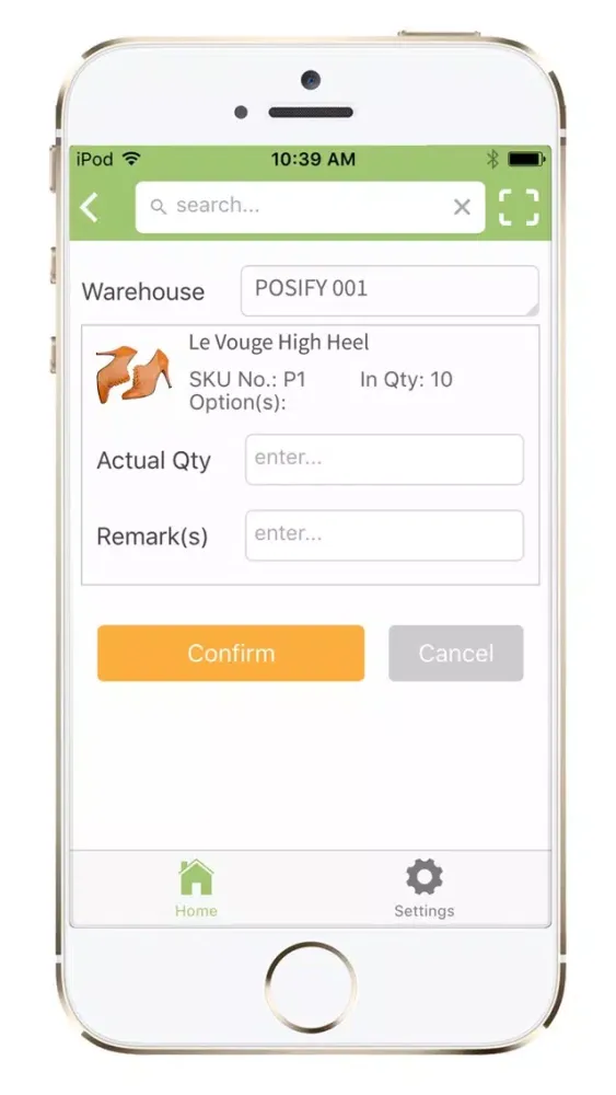 Capturas de pantalla de Posify Inventory