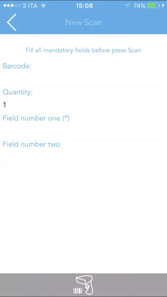 ภาพหน้าจอของ uBarcode