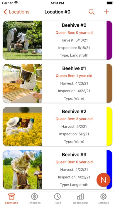 Ảnh chụp màn hình của Apiarist - Beekeeper Assistant