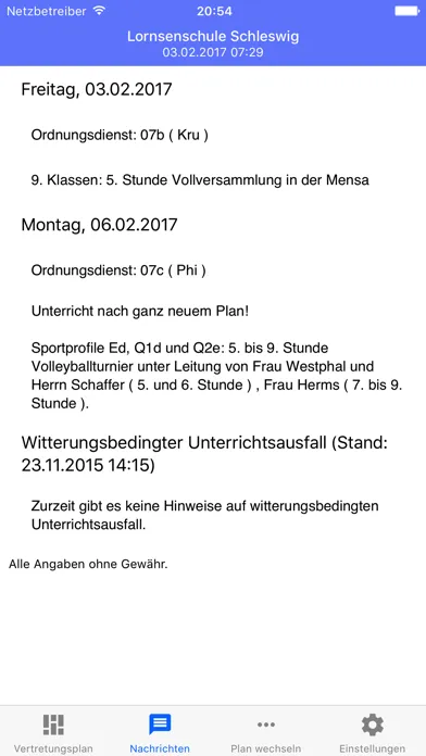 Vertretungsplan.app 스크린샷