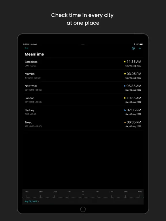 Скриншоты MeanTime (Ad-Free) iPad 