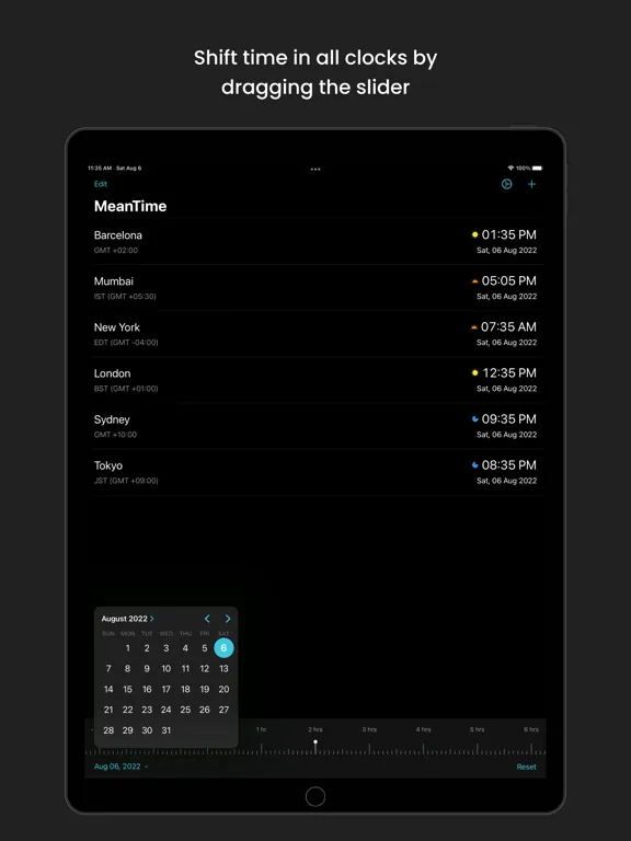 Скриншоты MeanTime (Ad-Free) iPad 