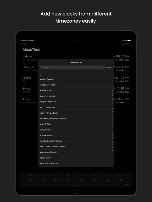 Скриншоты MeanTime (Ad-Free) iPad 