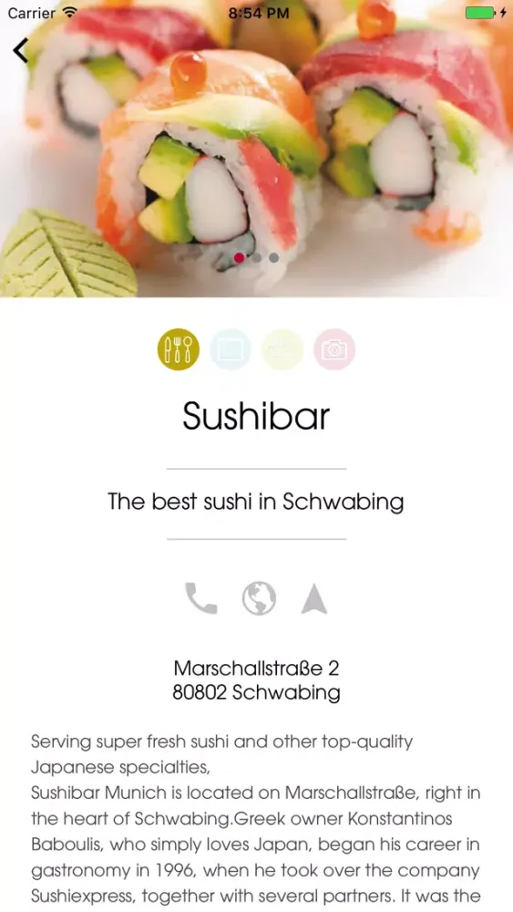 Favourite spots in Munich Screenshots