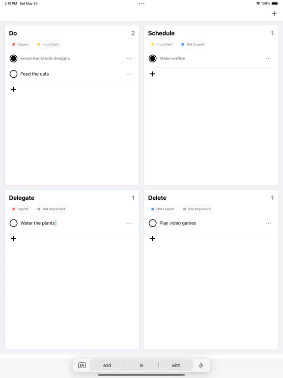 Captures d'écran de Priyo: Simple Priority List iPad 