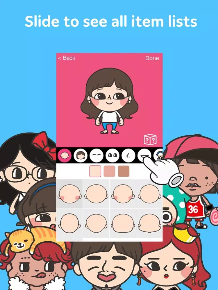 Zrzuty ekranu Vonvon Mini: Your unique avatar creator iPad 