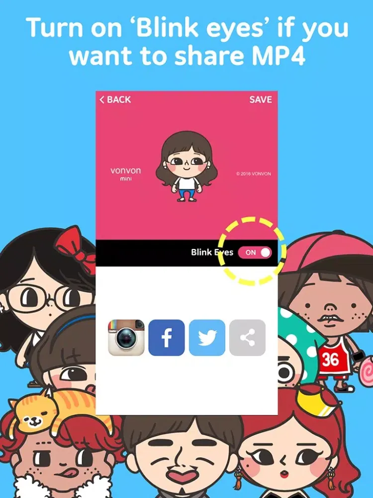 Zrzuty ekranu Vonvon Mini: Your unique avatar creator iPad 
