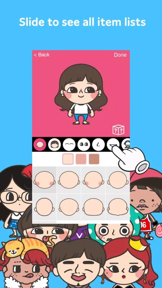 Zrzuty ekranu Vonvon Mini: Your unique avatar creator